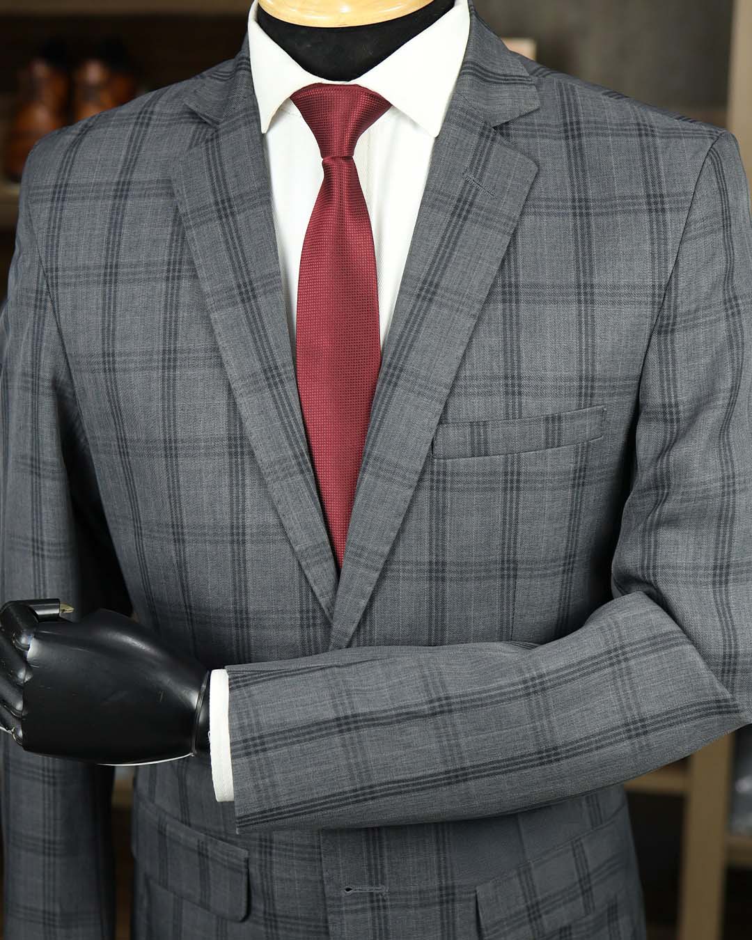 Terno Cinza Listrado