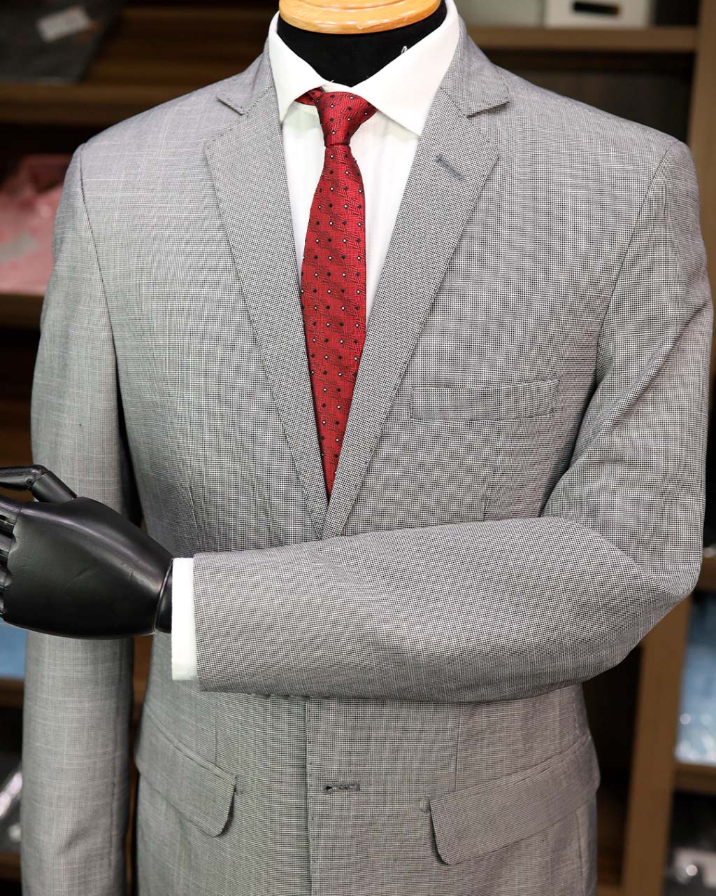 Terno Cinza Milimetrado