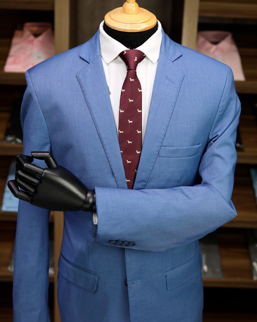 Terno Azul Índigo Liso