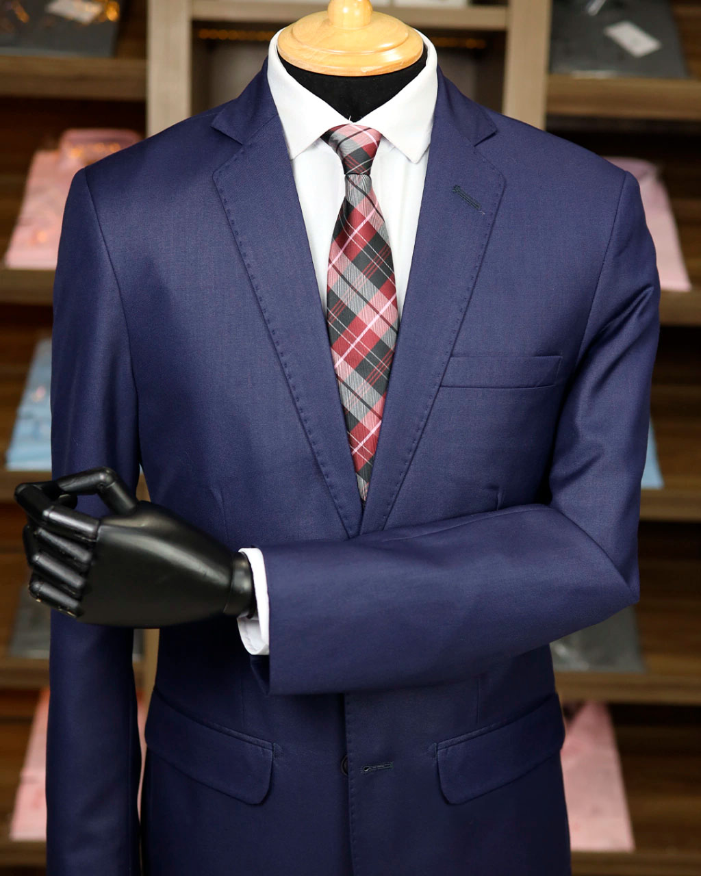 Terno Azul Marinho Brilho