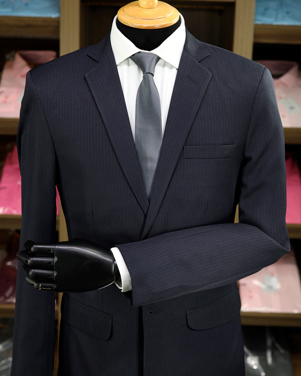 Terno Azul Noite Risca