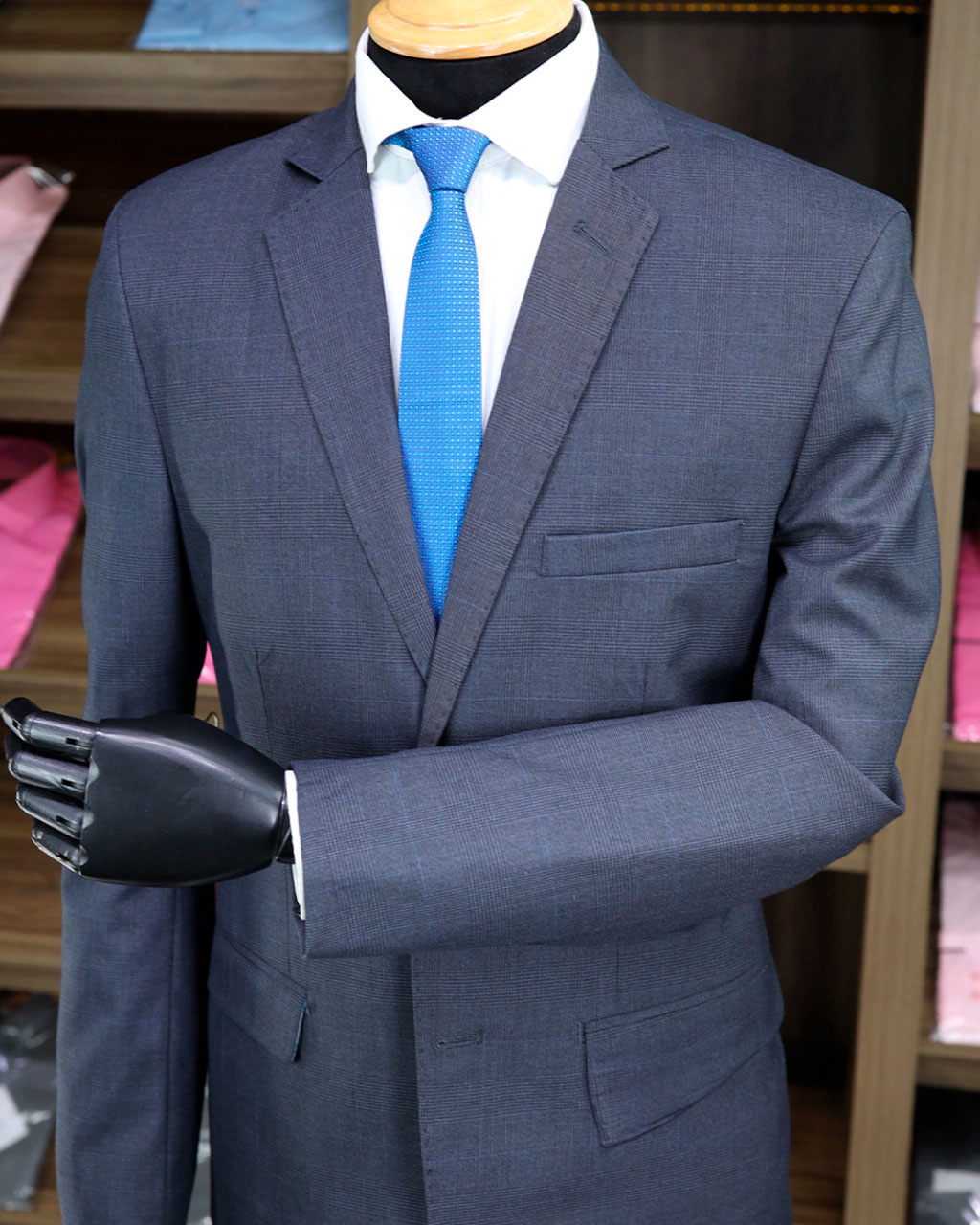 Terno Cinza Chumbo Gales