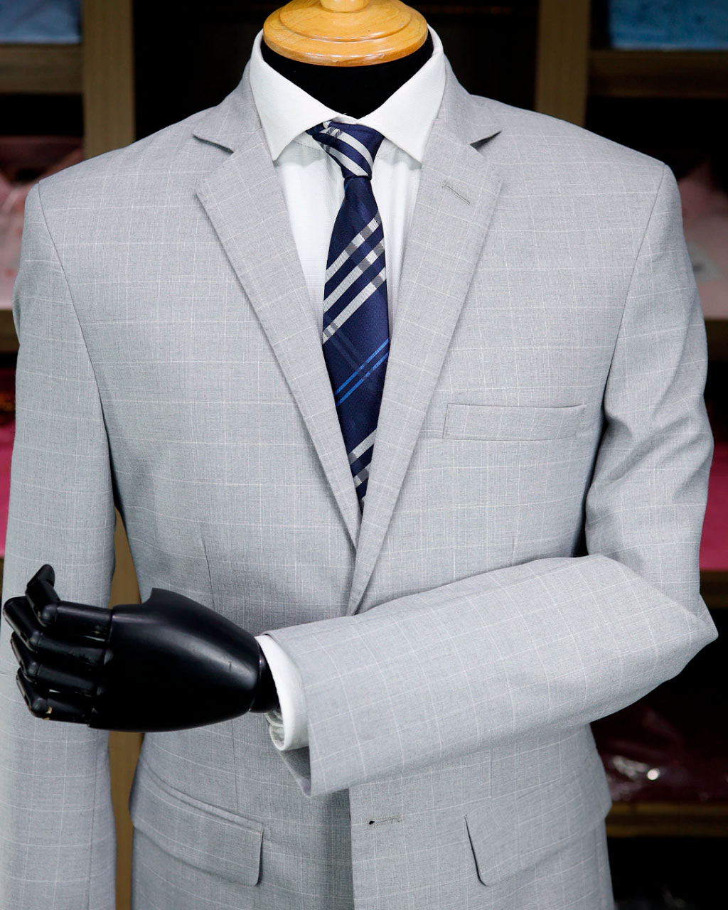 Terno Cinza Claro Gales