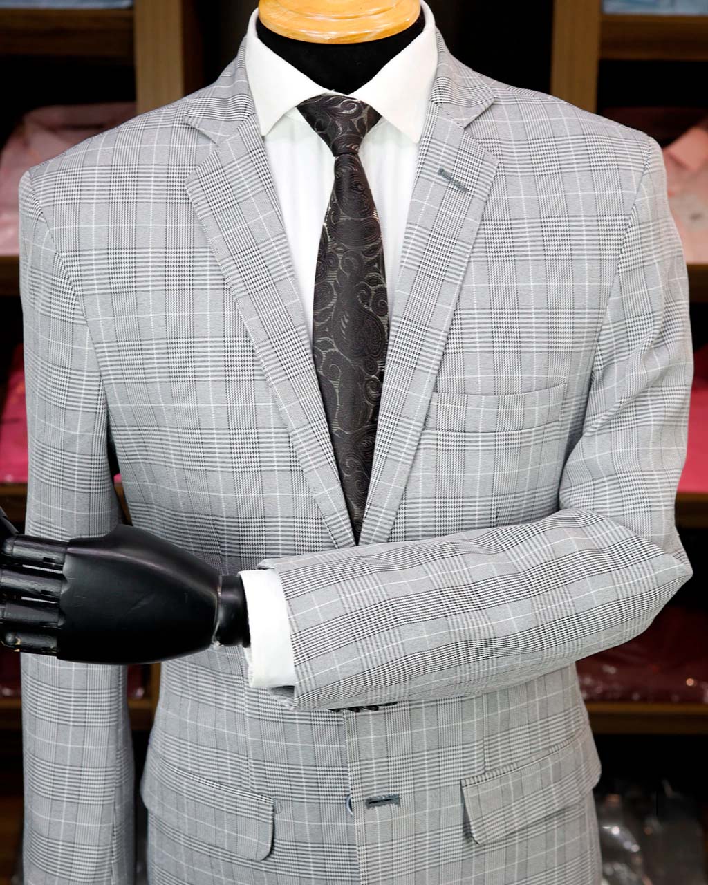 Terno Cinza Gales Stretch