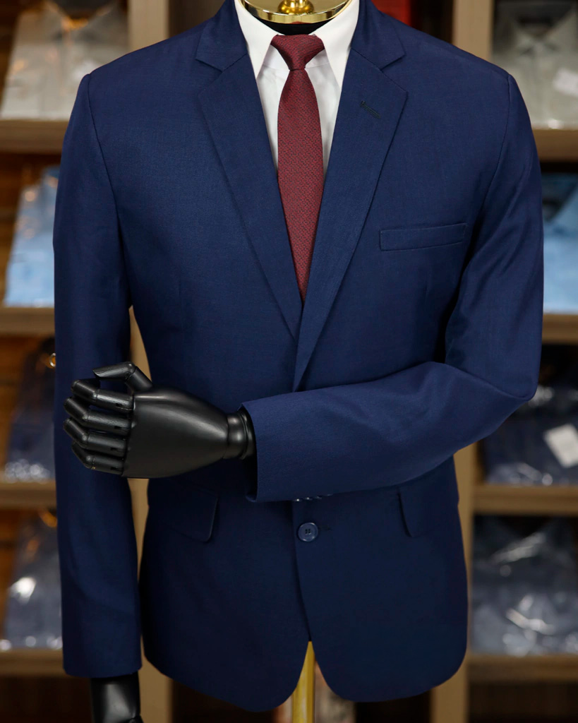 Terno Azul Milimetrado