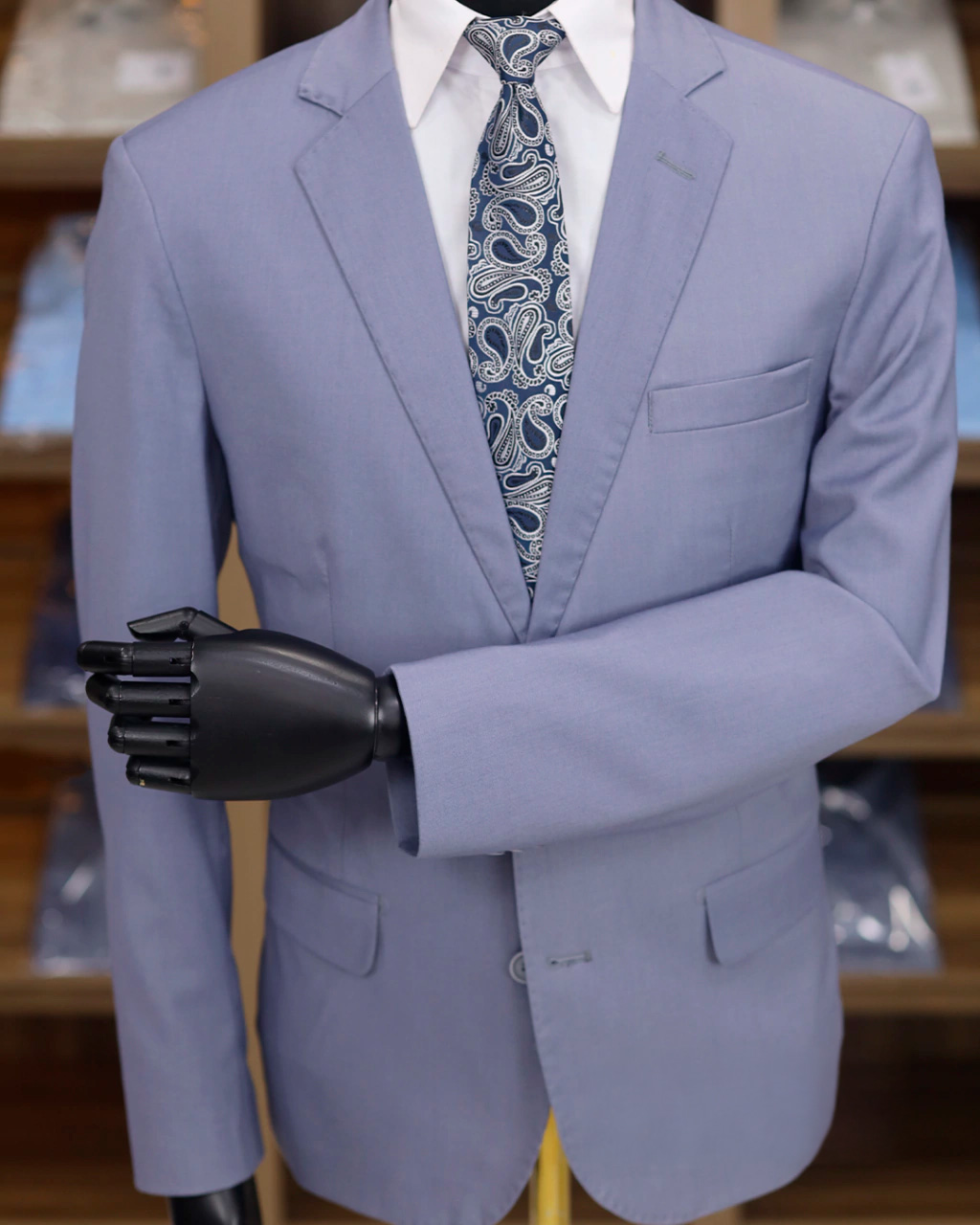 Terno Azul Índigo Liso