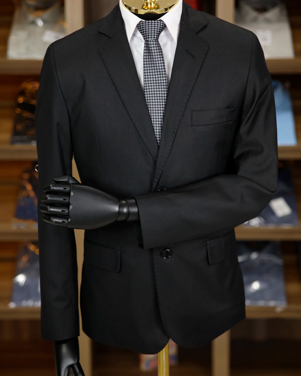 Terno Preto Encerado