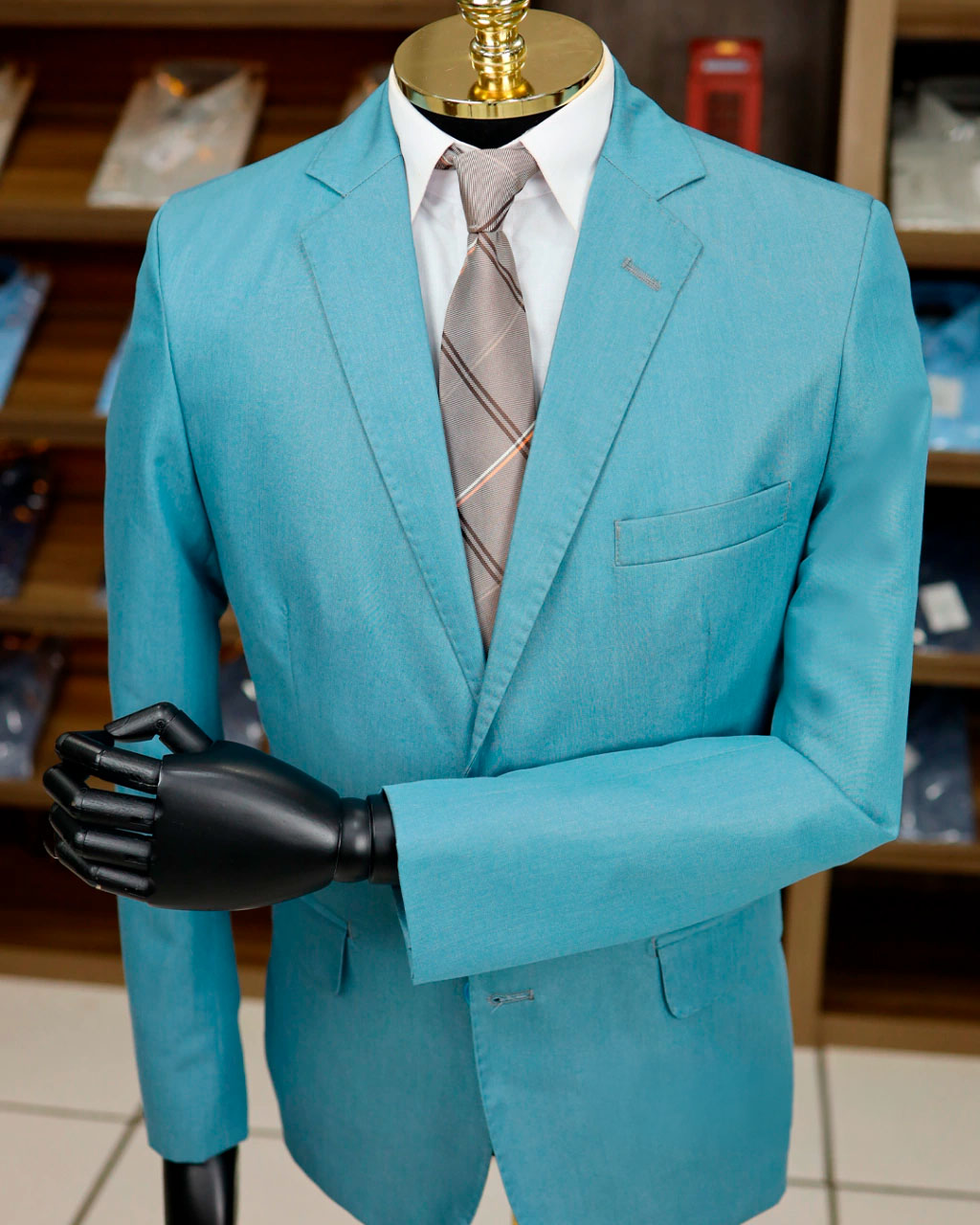 Terno Azul Esmeralda