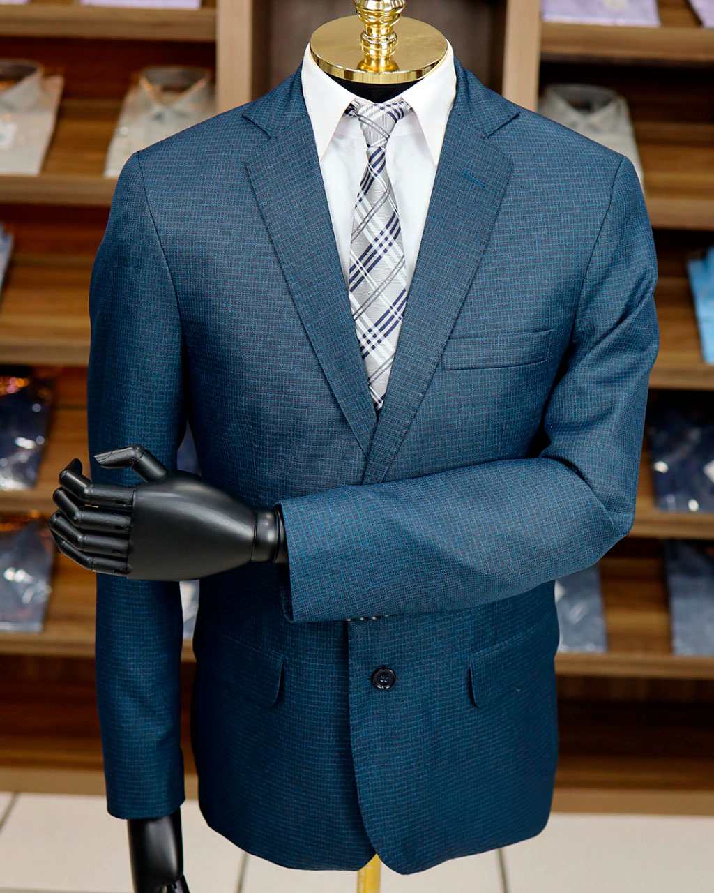 Terno Azul Cobalt Brilho