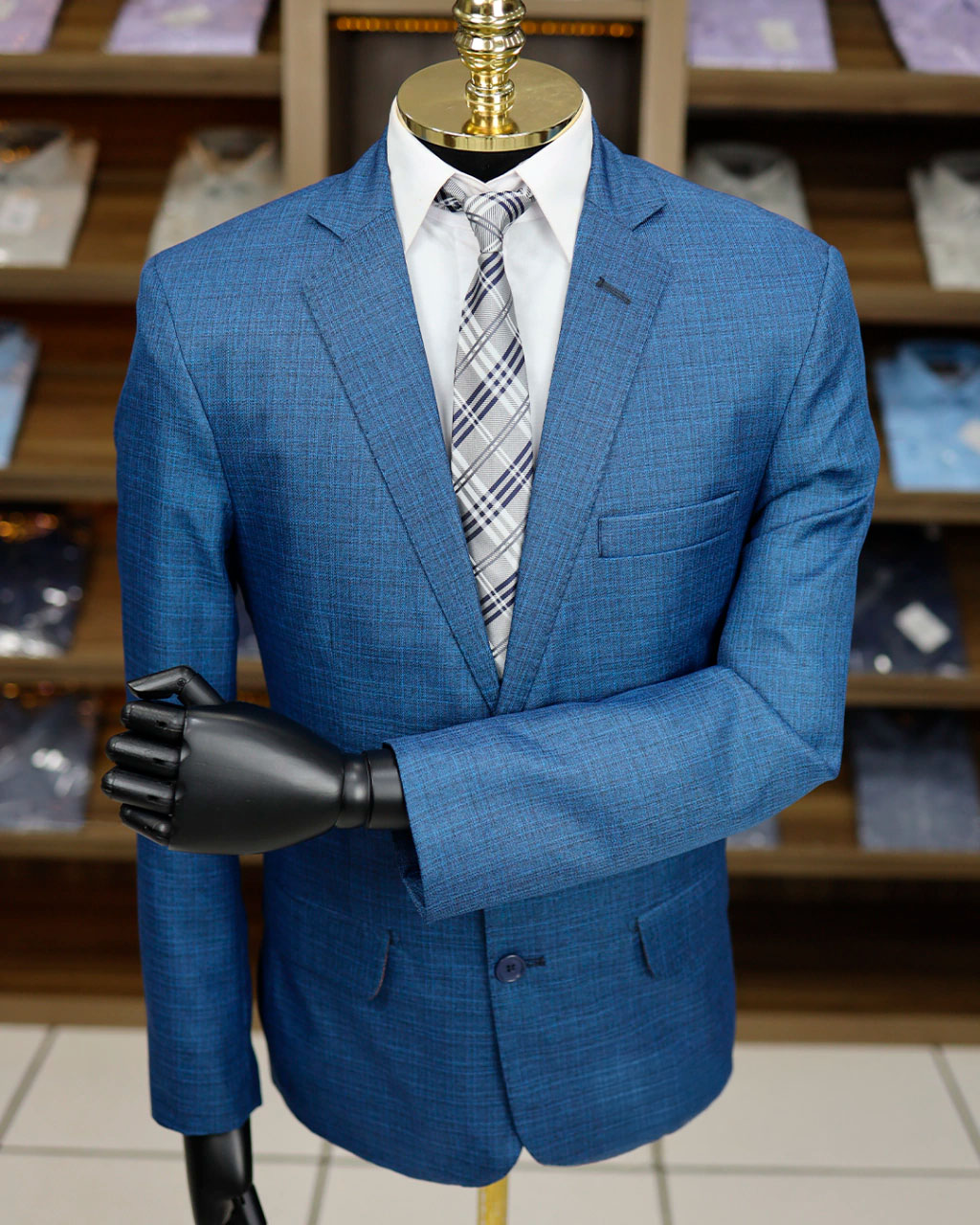 Terno Azul Marinho Detalhe