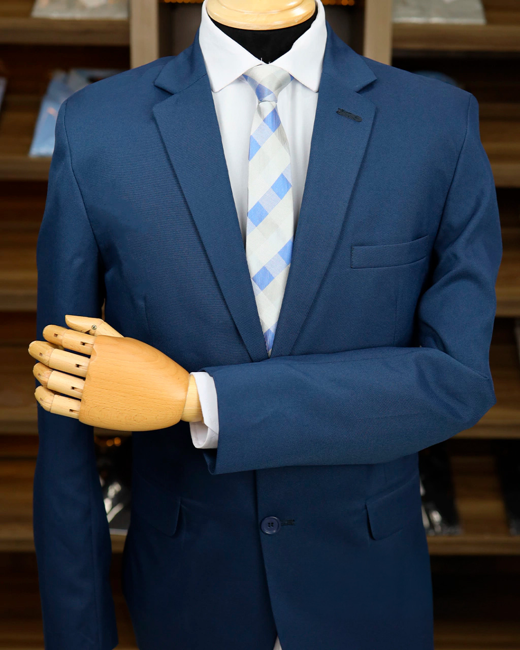 Terno Oxford  Azul Marinho