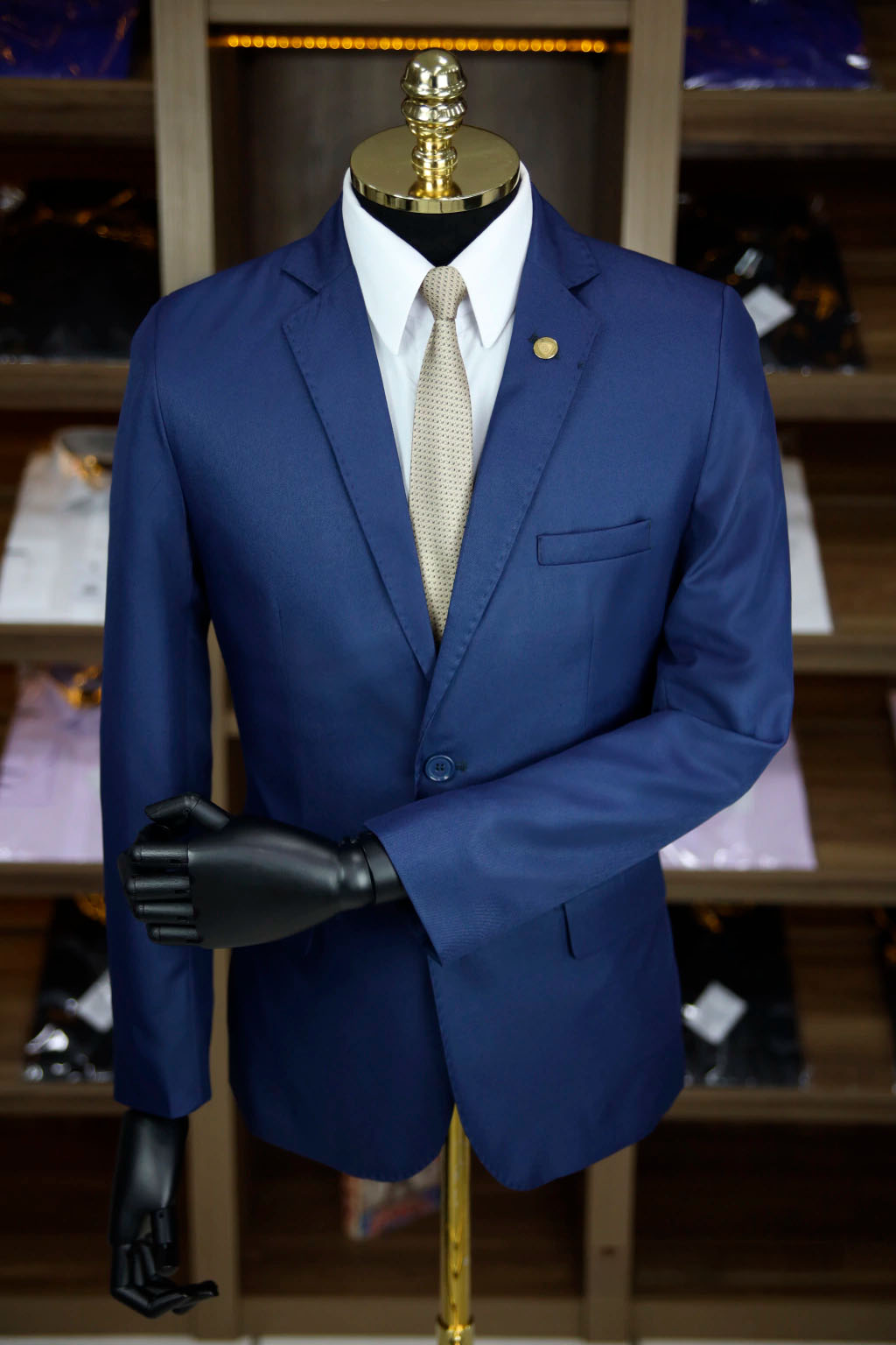 Terno Azul Escuro Semi Brilho