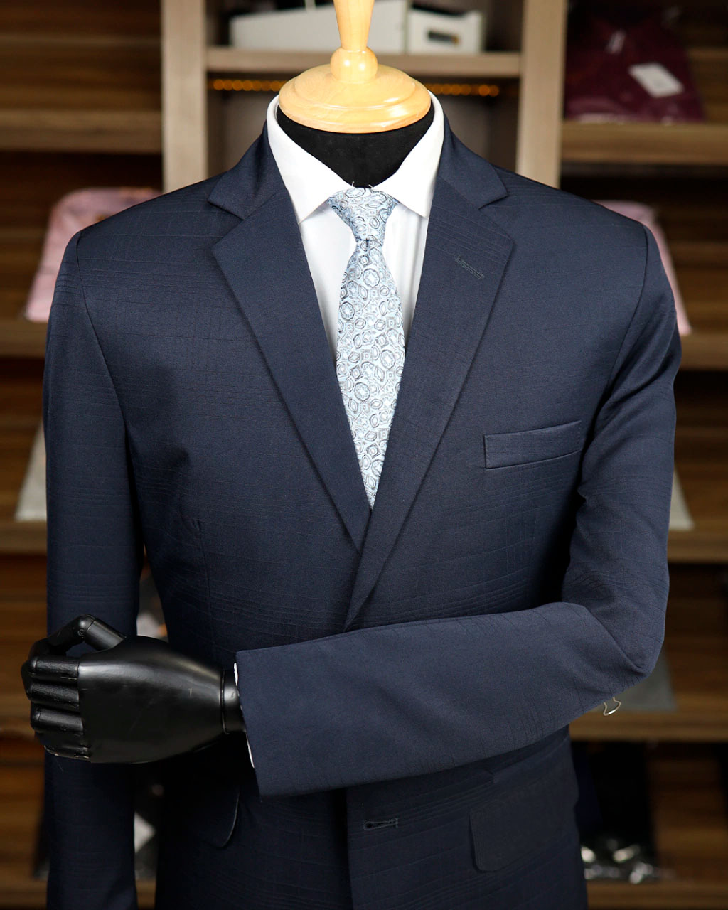 Terno Azul Marinho Detalhe