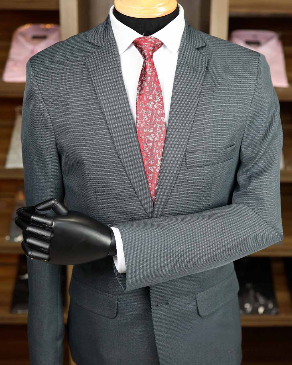 Terno Chumbo Detalhe