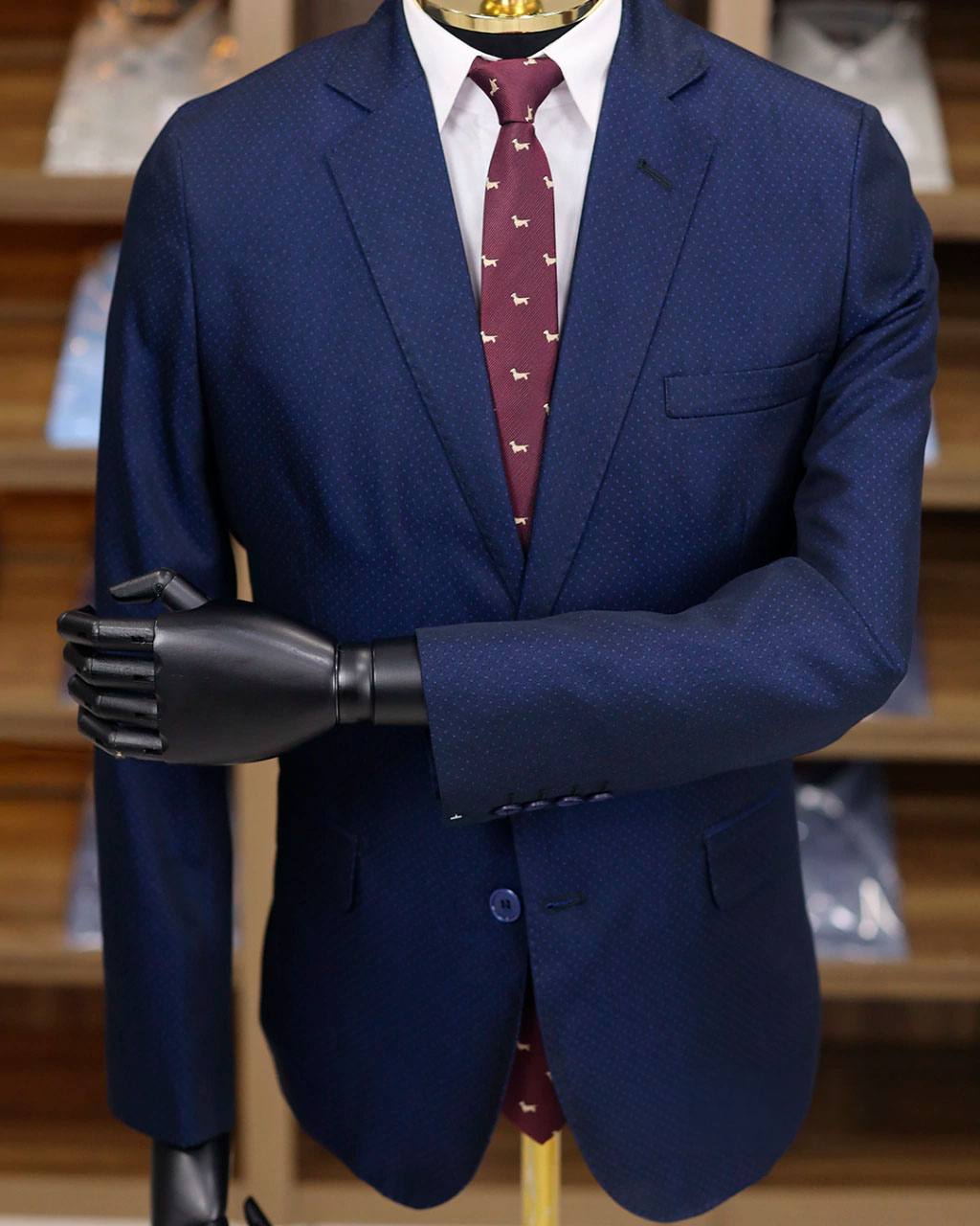 Terno Shadow Blue Detalhe