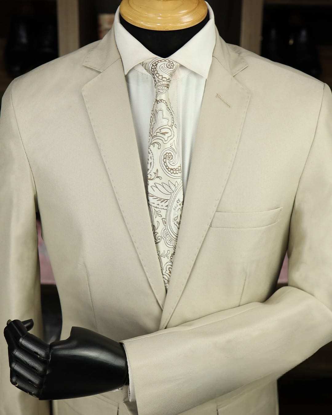 Terno Fio Indiano Bege