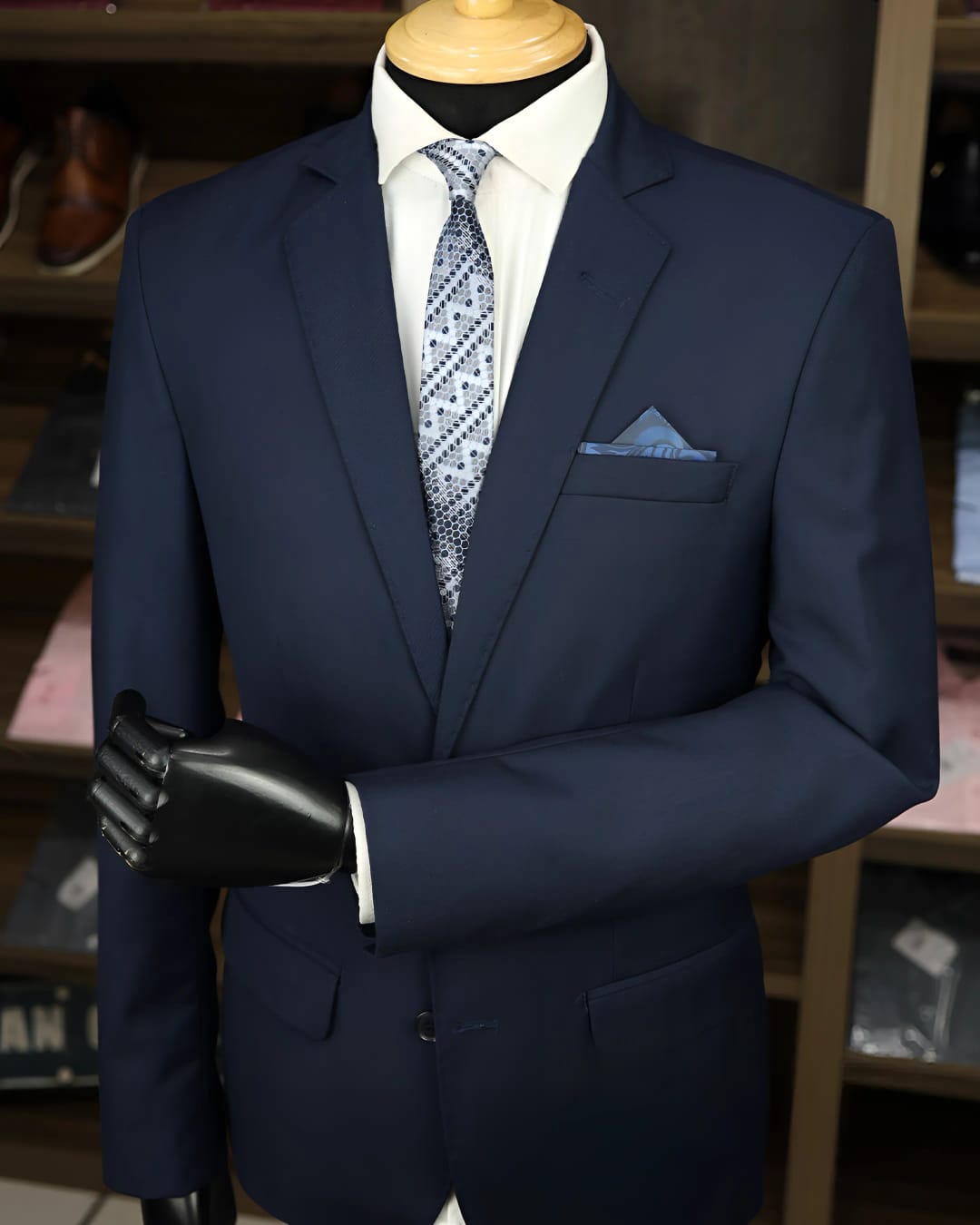 Terno Azul Noite Poliviscose