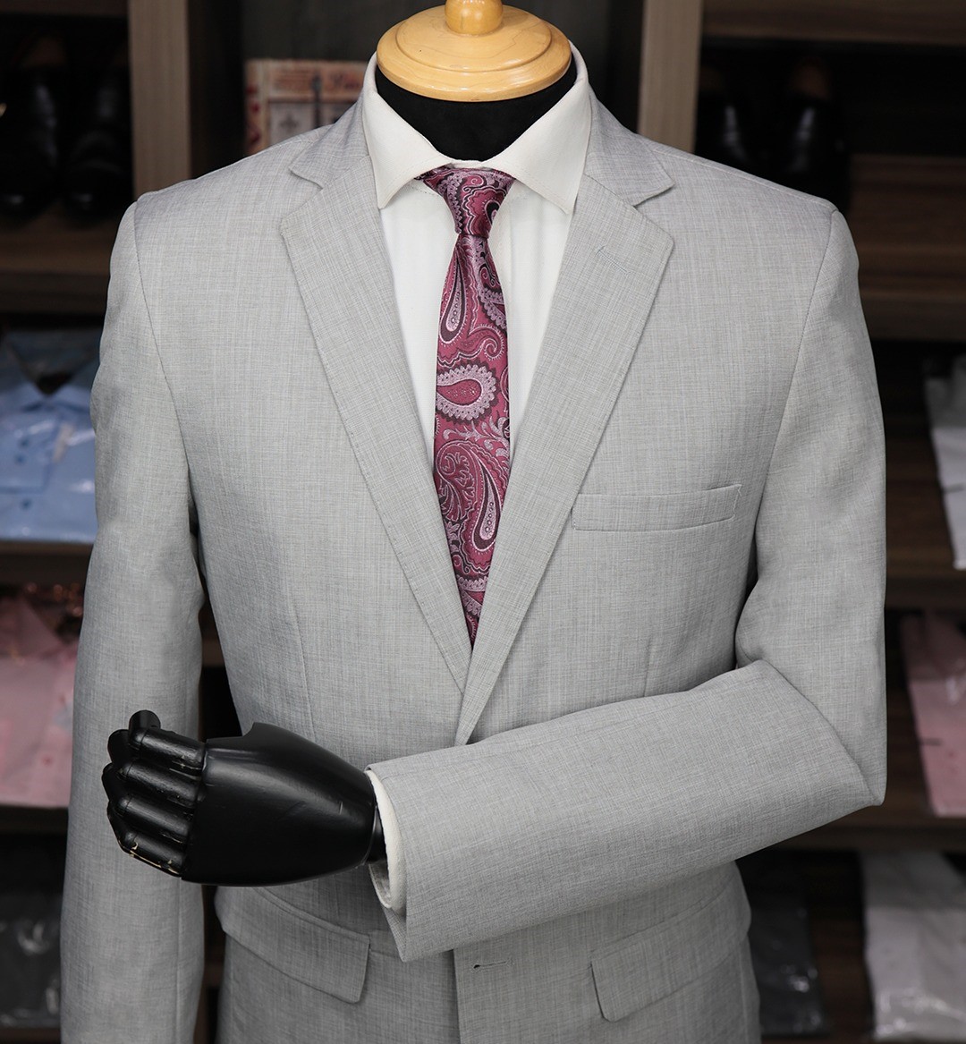 Terno Microfibra Cinza