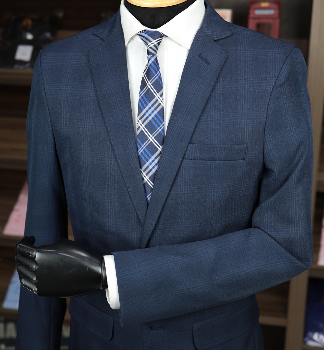 Terno Azul Marinho Microfibra