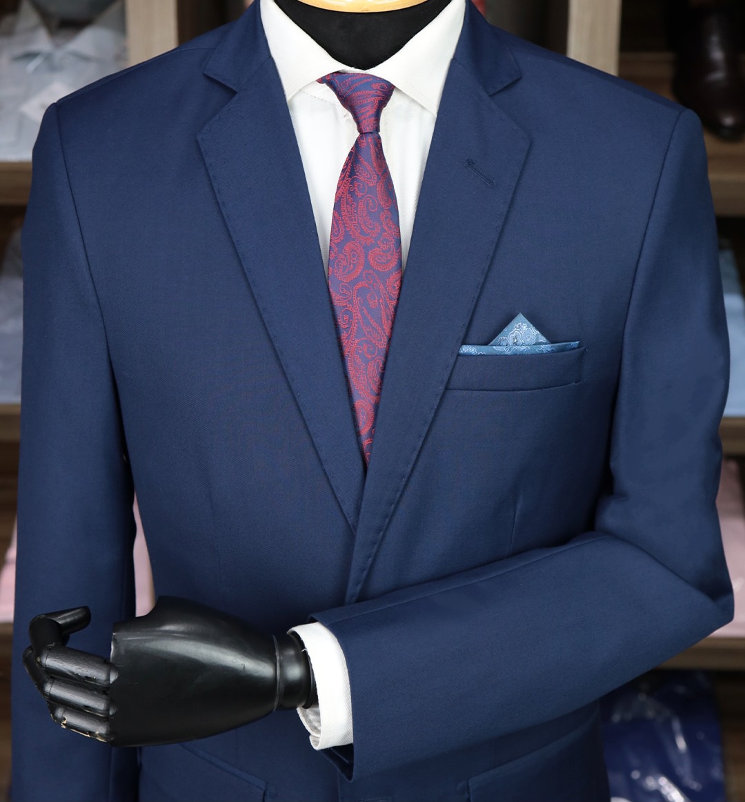 Terno Azul Marinho Escuro Polivoscose