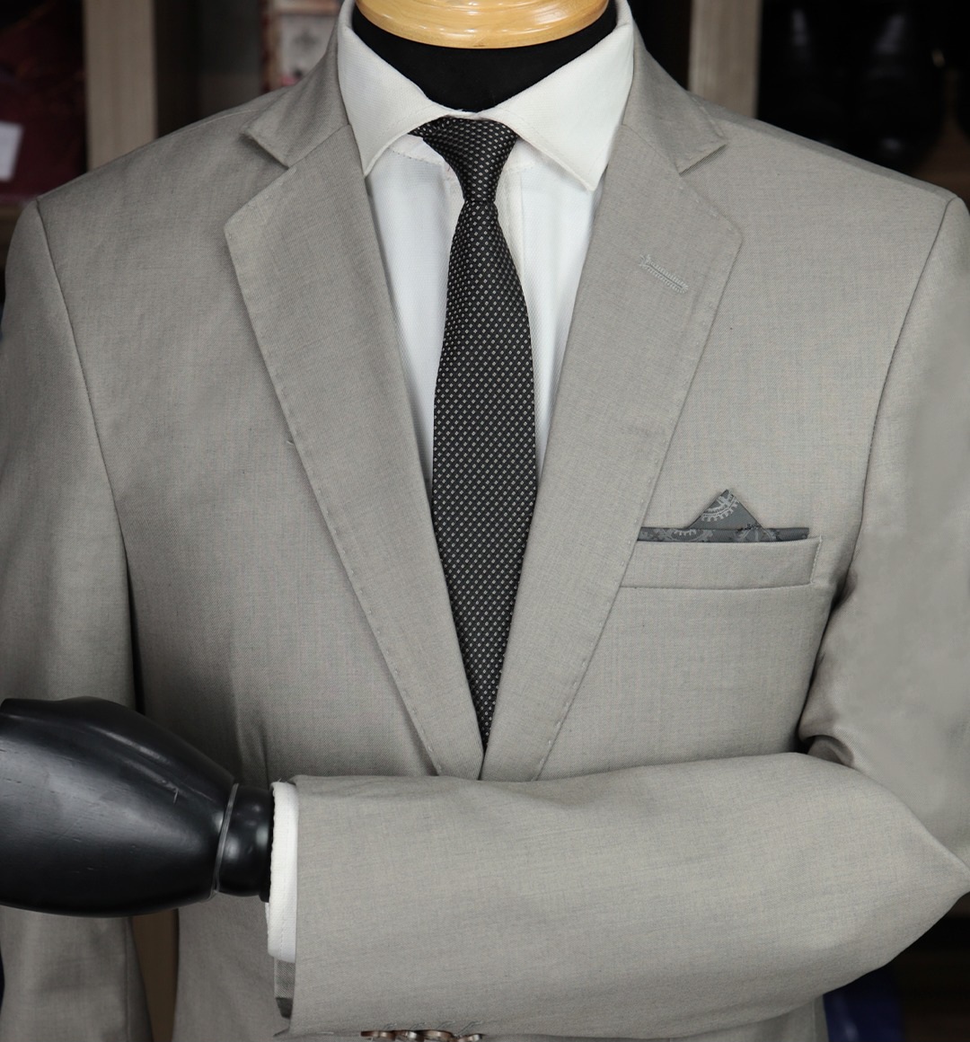 Terno Bege Escovado Poliviscose