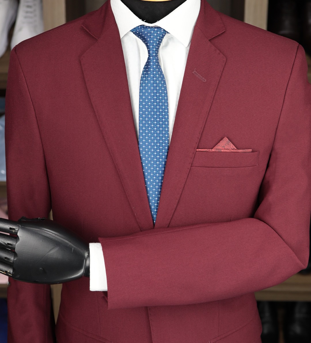 Terno Poliviscose Bordo