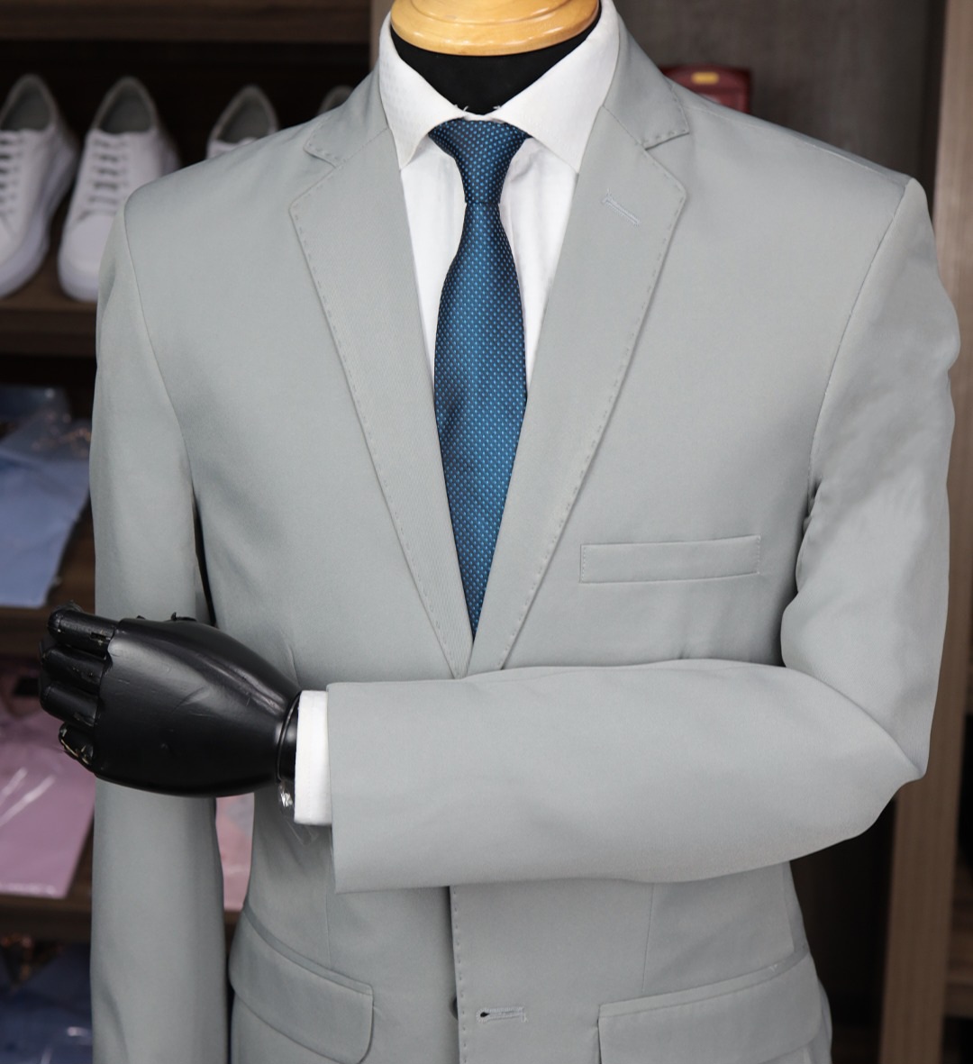 Terno Bege Microfibra