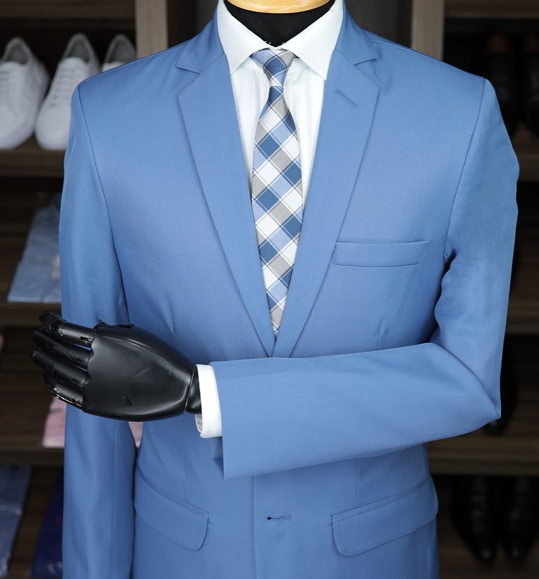 Terno Microfibra Azul Claro