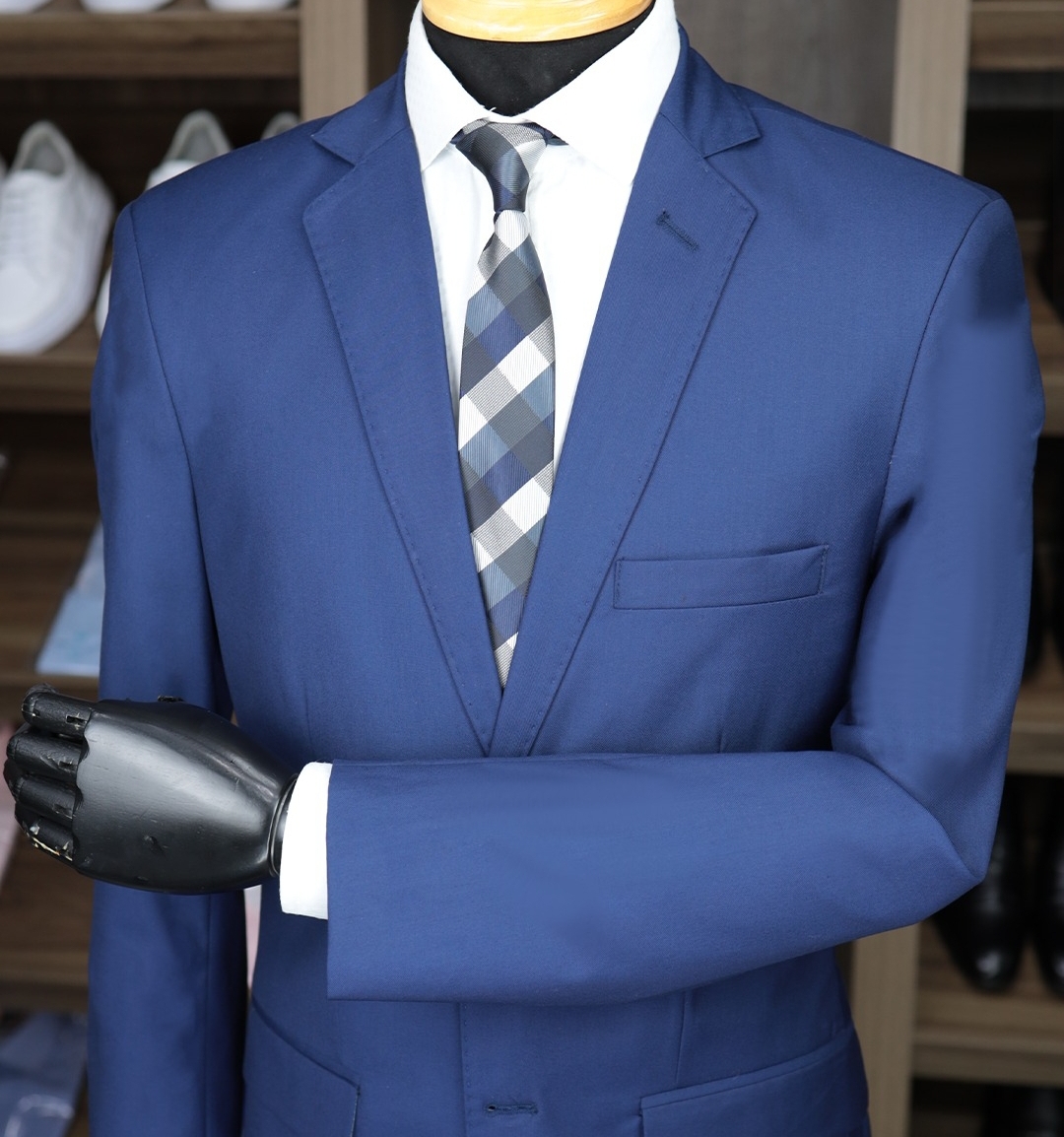 Terno Poliviscose Azul Astral