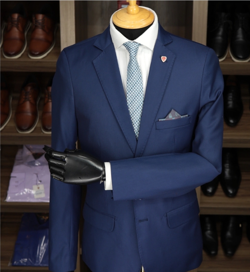 Terno Azul Marinho Poliviscose