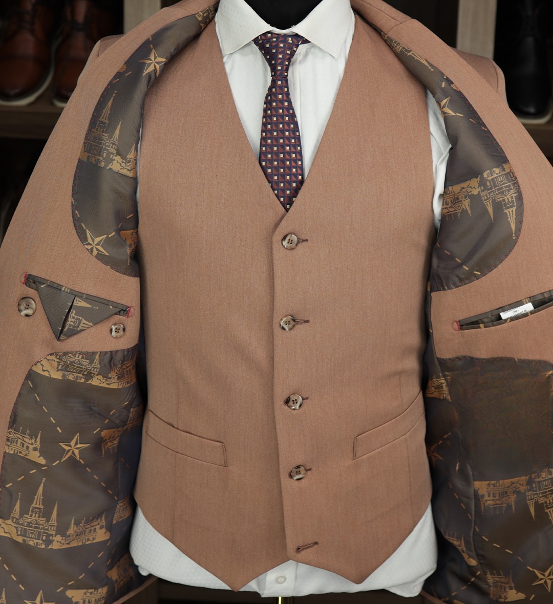 Traje Poliviscose com Strech