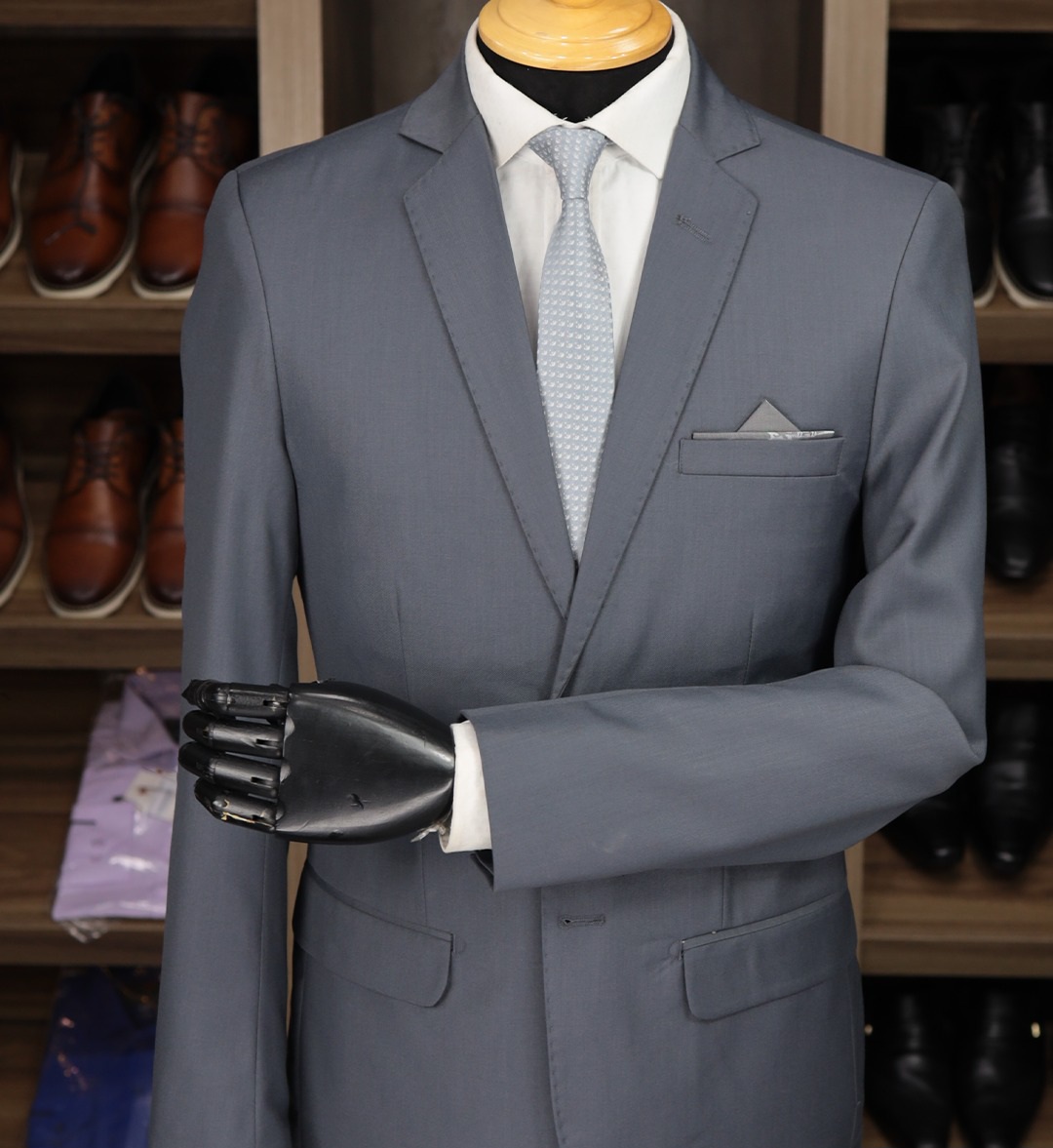 Terno Cinza Poliviscose