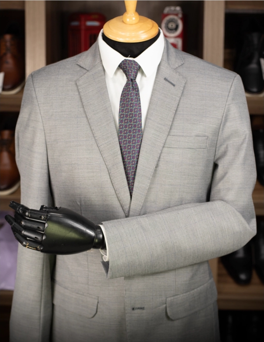 Terno Poliviscose Bege Trabalhado