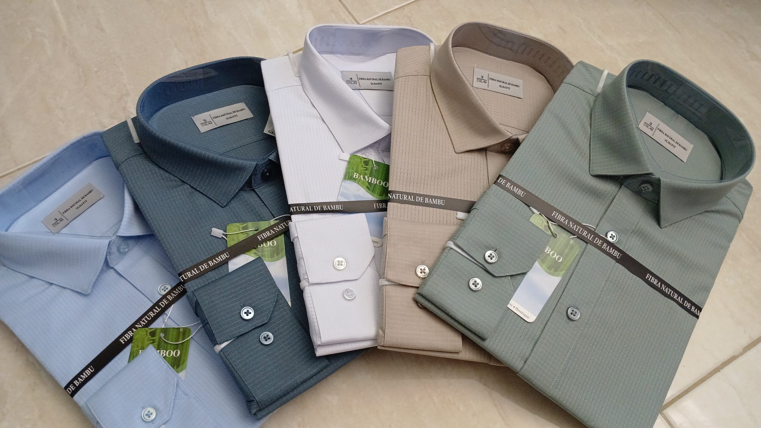 Camisas Fibra de Bambu
