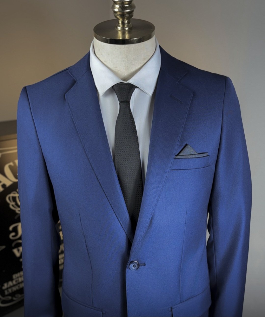 Terno Poliviscose Azul Marinho